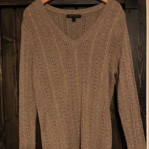 Banana Republic gold sparkly sweater